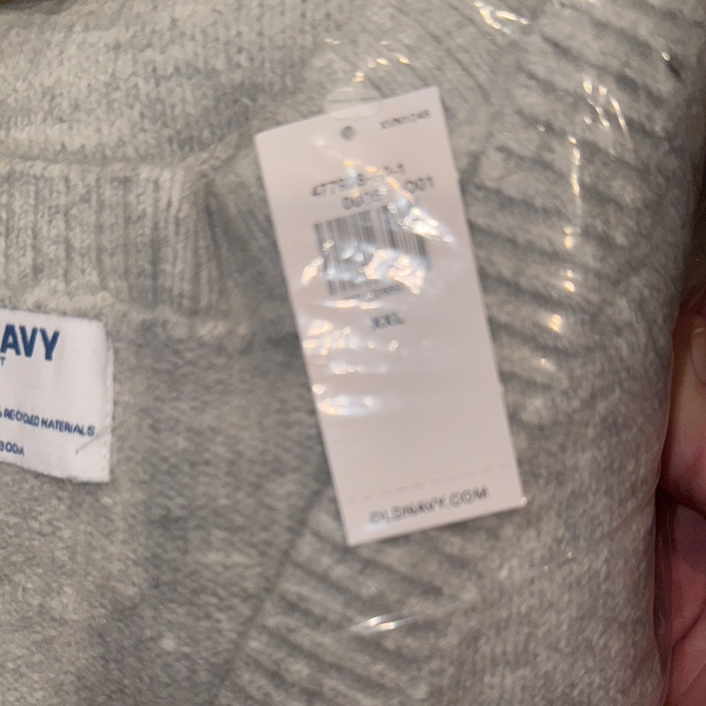 NWT OLD NAVY So Soft Sweater Dress Gray Plus Size V-Neck Size XXL BNIB - Picture 6 of 13
